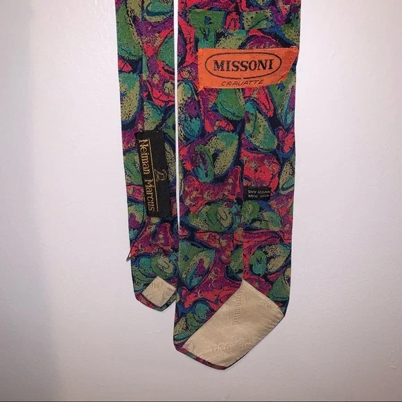 Missoni for Neiman Marcus silk tie